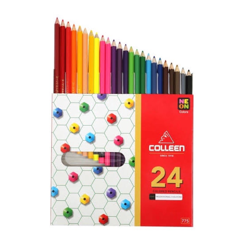 COLLEEN 24 dual headed Color Pencils  No.785 *Big Sales 