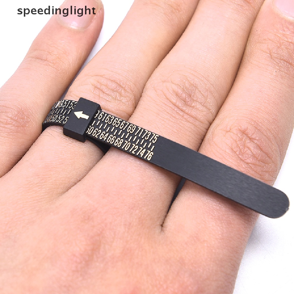 【SPGH】 Ring Sizer US/Europe/UK Tape Ruler Measuring Finger Jewelry Measure Gauge Tool Hot