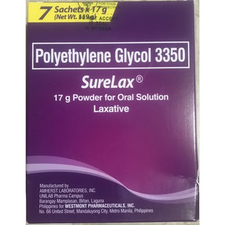 Polyethylene Surelax Powder Sachet 17g [7 & 14 Sachets] 