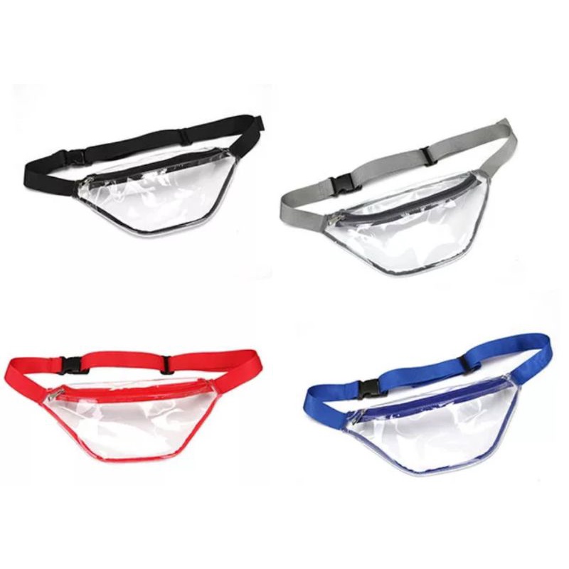 Beltbag PVC transparent THICK Waist pack Crossbody Shopee Philippines