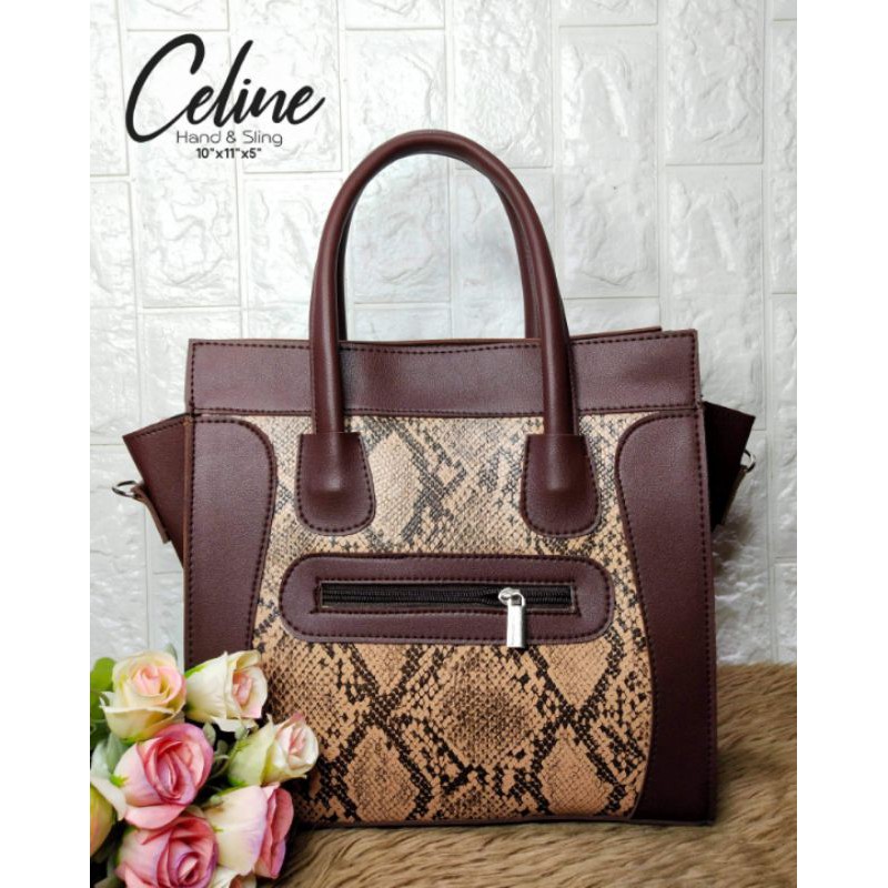 celine leather bag