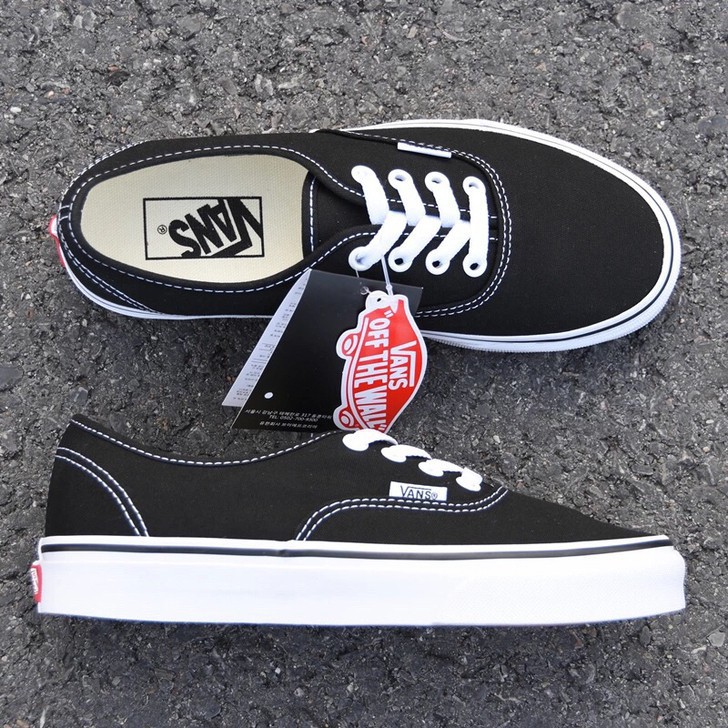 vans shoes authentic black