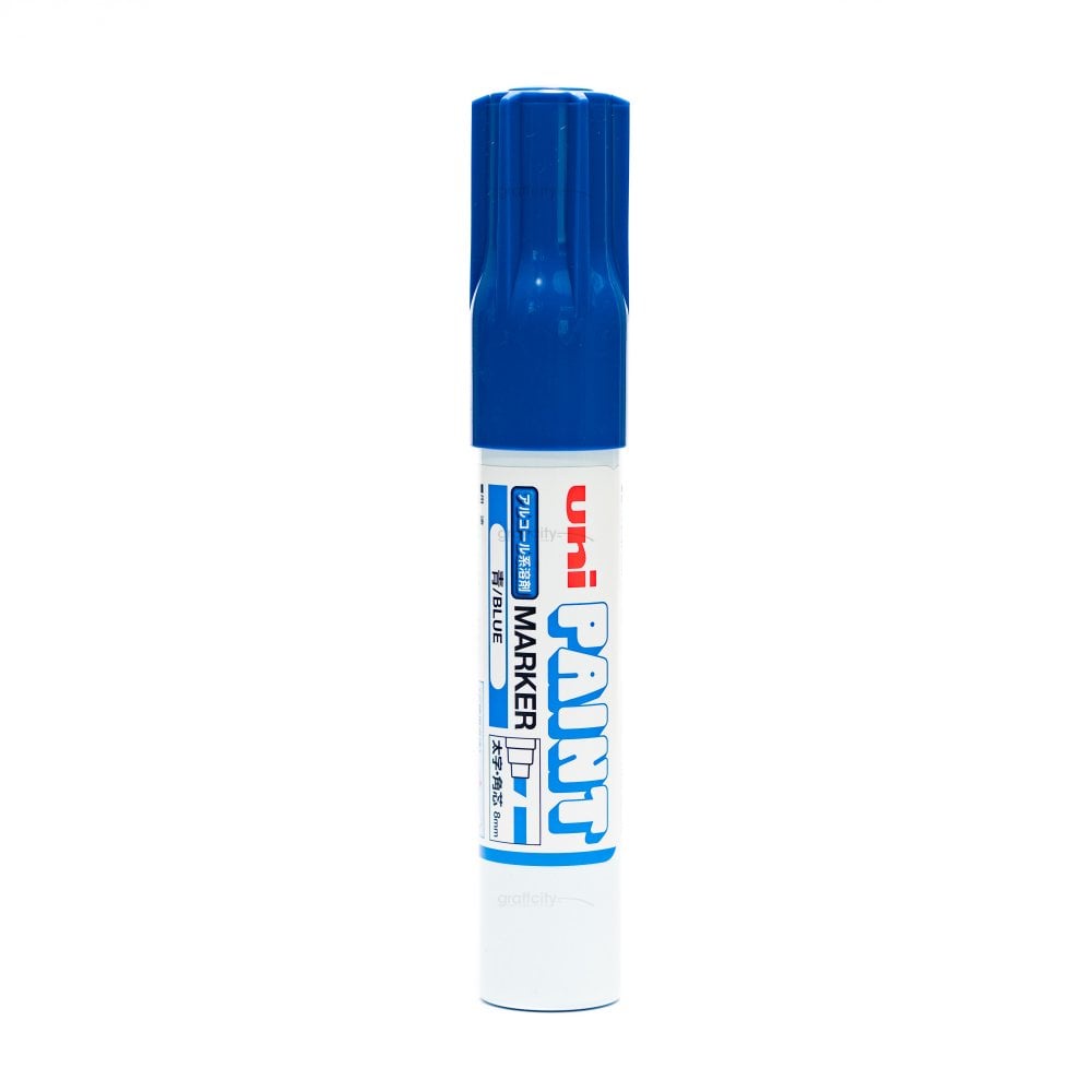 Uni Paint Marker Pxa Chisel Tip Blue Shopee Philippines