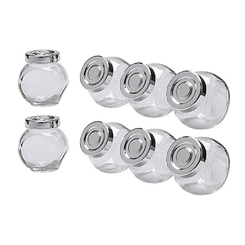 Ikea Rajtan Spice Jar Glass Aluminium Colour 4 Pack 15 Cl Amazon Co Uk Kitchen Home