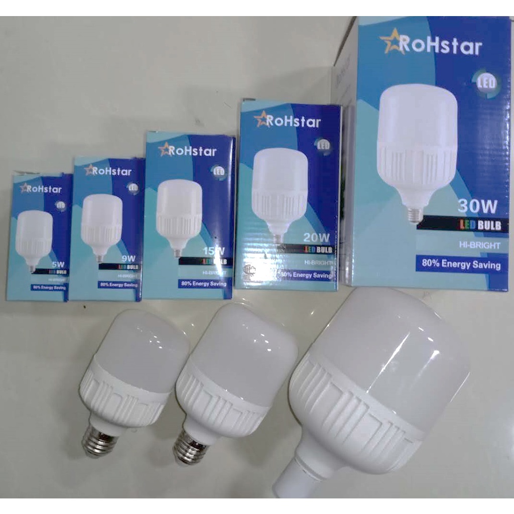 ROHSTAR CLASSB LEDBULB 65000K (WHITE) 50w | Shopee Philippines