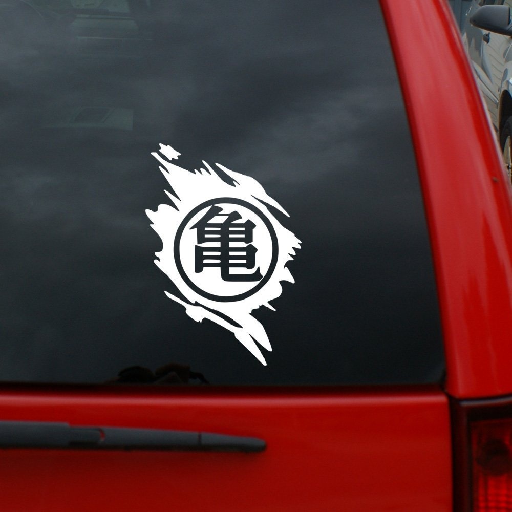 Dragon Ball Z Master Roshi Kanji Vinyl Decal Window Sticker for Cars ...