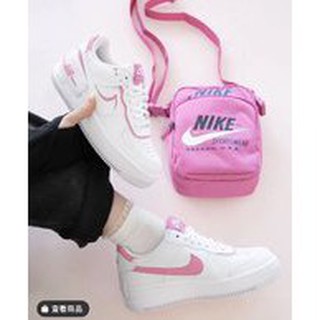 nike white and pink sneakers