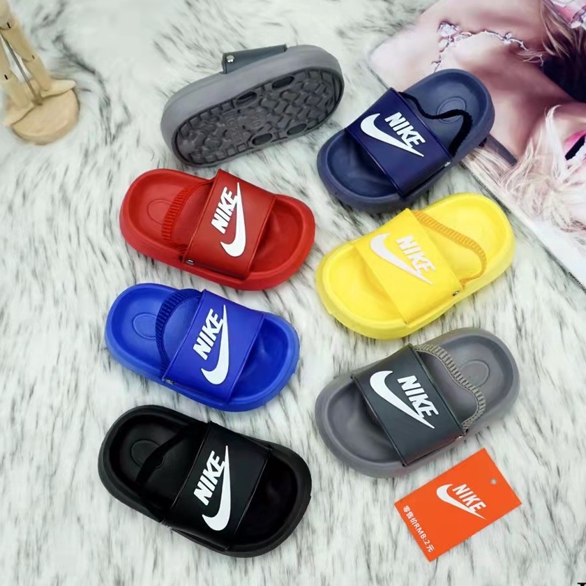 Jurassic Park planer Dyrke motion Nike design slippers for baby boy 2-3 years old slipper for girls | Shopee  Philippines