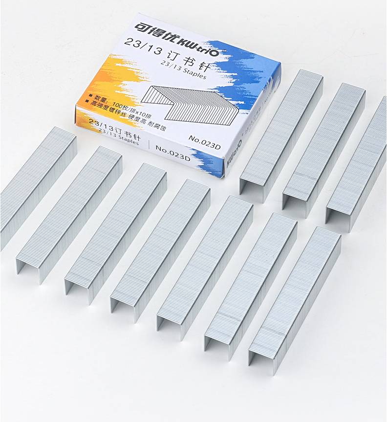 1box Heavy Duty Staples 23/13 1000pcs Metal Silver Office