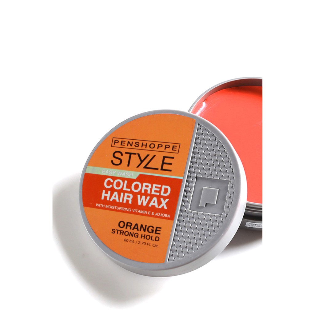 Penshoppe Style Colored Hair Wax Orange 80ml Shopee Philippines