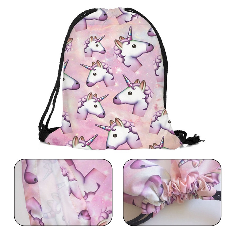 unicorn string bag