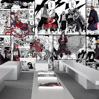 8 D Black And White Anime Manga Wallpaper Naruto Boy Bedroom 3 Mural Theme Studio 5 Shopee Philippines