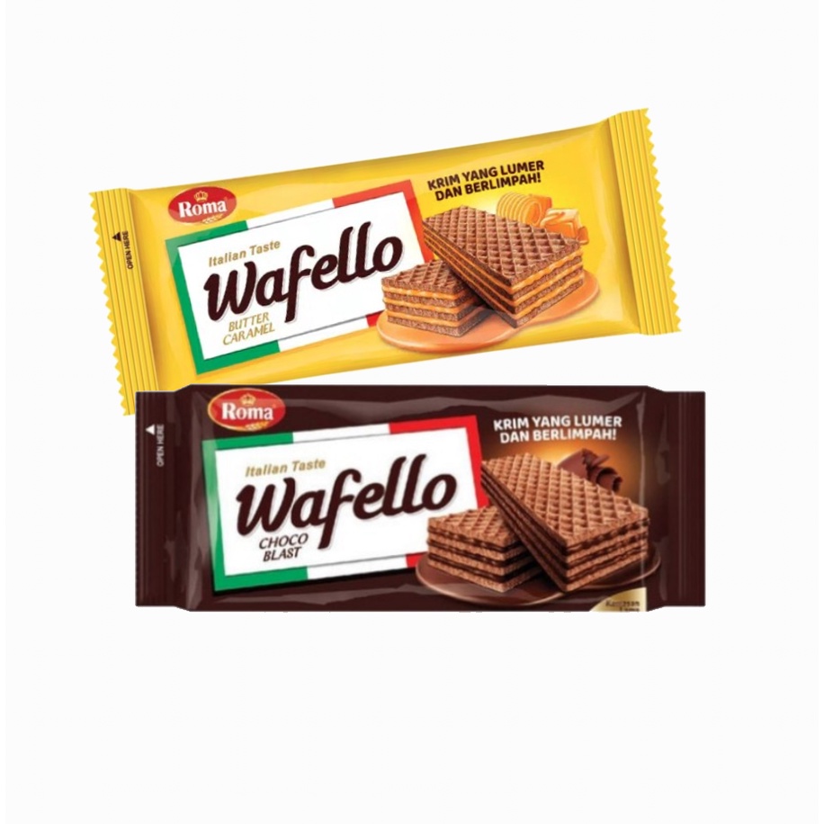 Roman Waffle Waffles 135gr - Caramel / Choco | Shopee Philippines