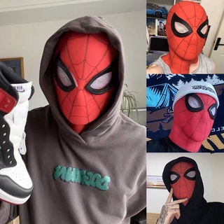 【COD】Spiderman Cosplay Mask Helmet Spider Man PVC Costume Headgear Superhero Kids Adults Gift