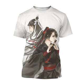 Demon Dao Zu Shi 3D T Shirt Men Women Cartoon Anime Print T Shirt Summer Short Sleeve Top Cool T Shirt #1