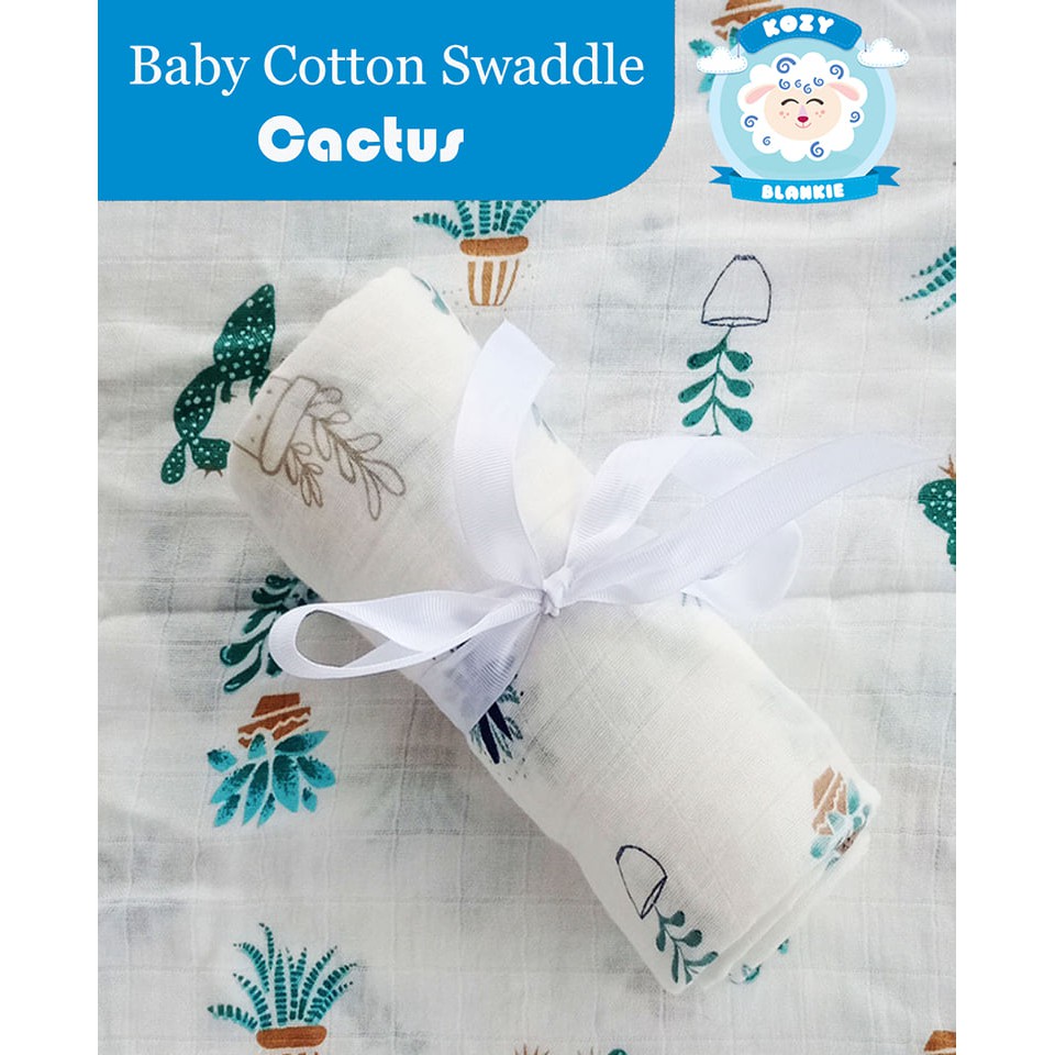 cactus baby swaddle