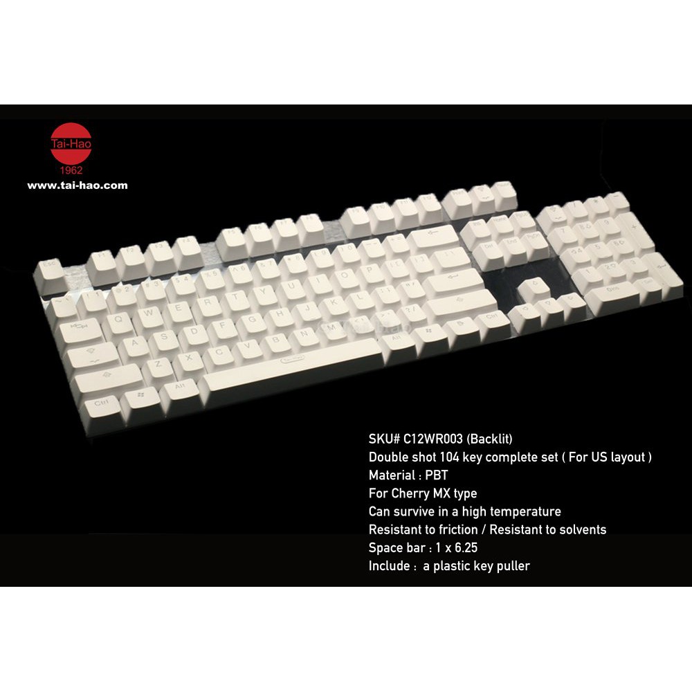 Tai Hao Doubleshot Pbt Backlit Keycaps Set Shopee Philippines