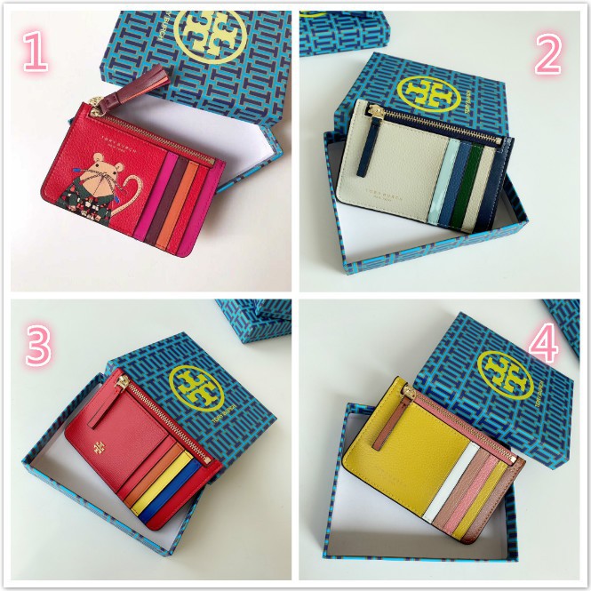 Tory Burch Card Holder Wallets Cardholders Coin Pouches Purses 4 Colors Shopee Philippines