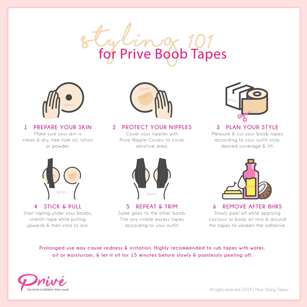 what tape to use to tape breasts