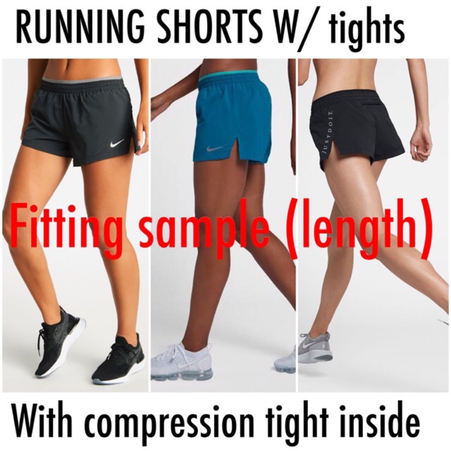 nike running short tights