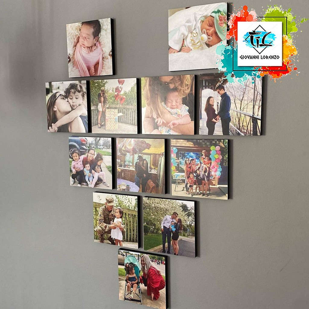 Personalized Photo Tiles (Modern Wall Art) Shopee Philippines