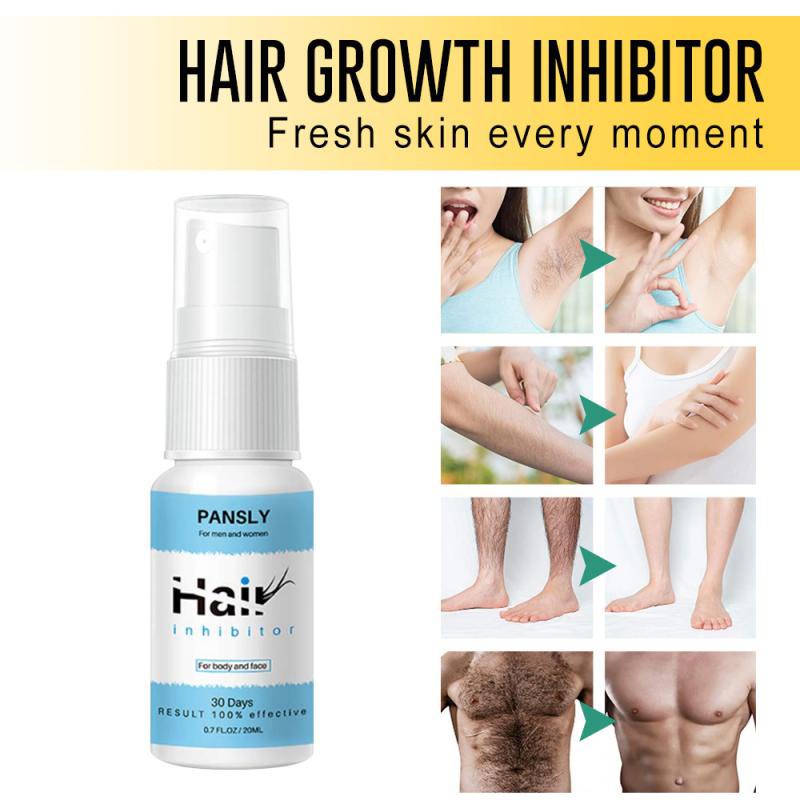 30ml Permanant Hair Growth Removal Inhibitor Spray Beard Chest Legs Body  Armpit Painless Facial Hair | Shopee Philippines