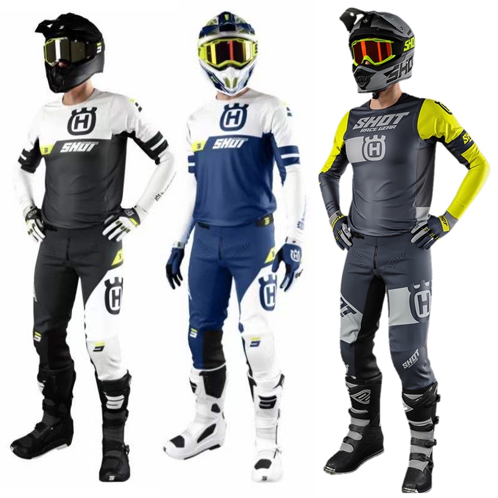 2022 New Shot Aerolite Husqvarna Limited Edition MX Gear Kit Motocross