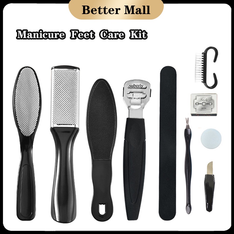 Footspa Set Foot Care Scrub Manicure Foot Care Kit Callus Remover