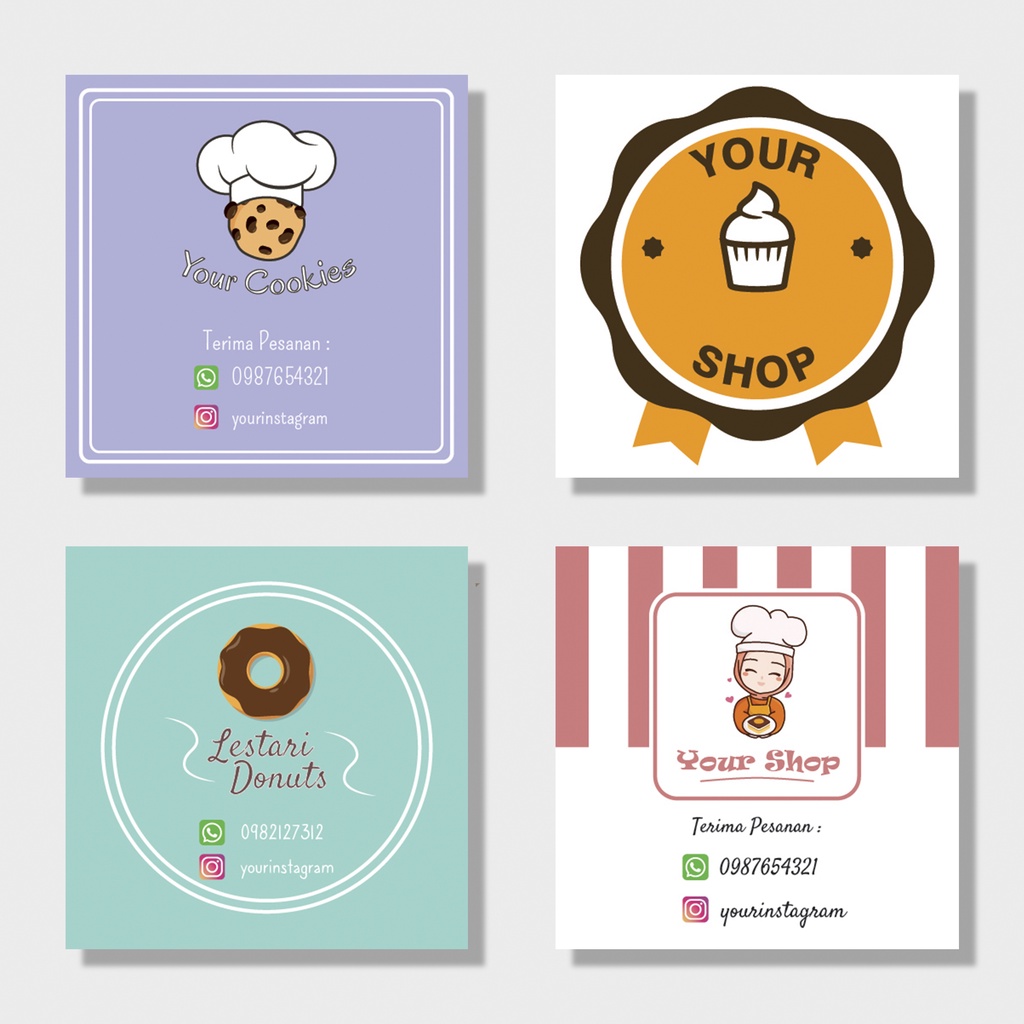 Custom Food Label Box - Food Packaging - Cake Cardboard - Branding ...