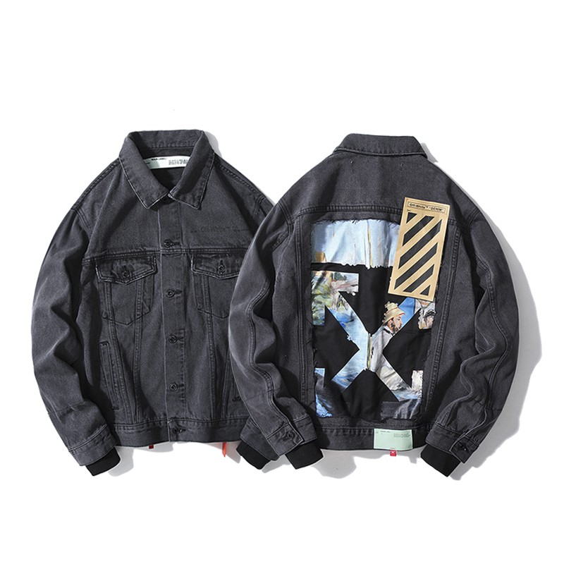 off white denim jackets