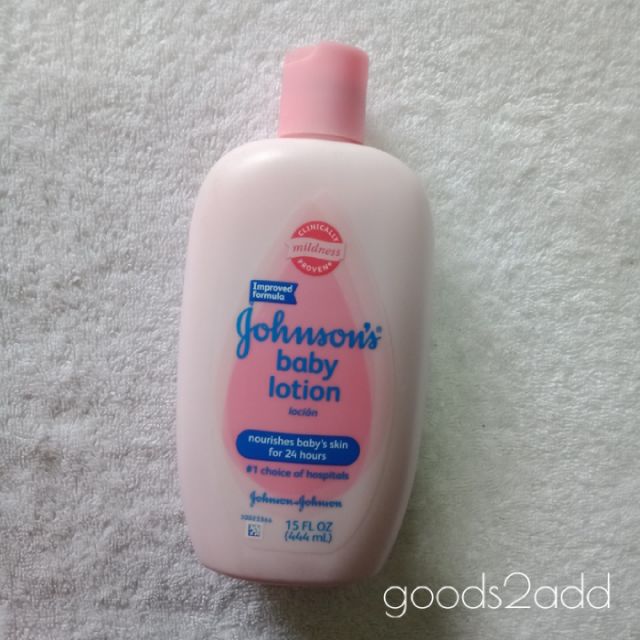 johnson's baby lotion old formula