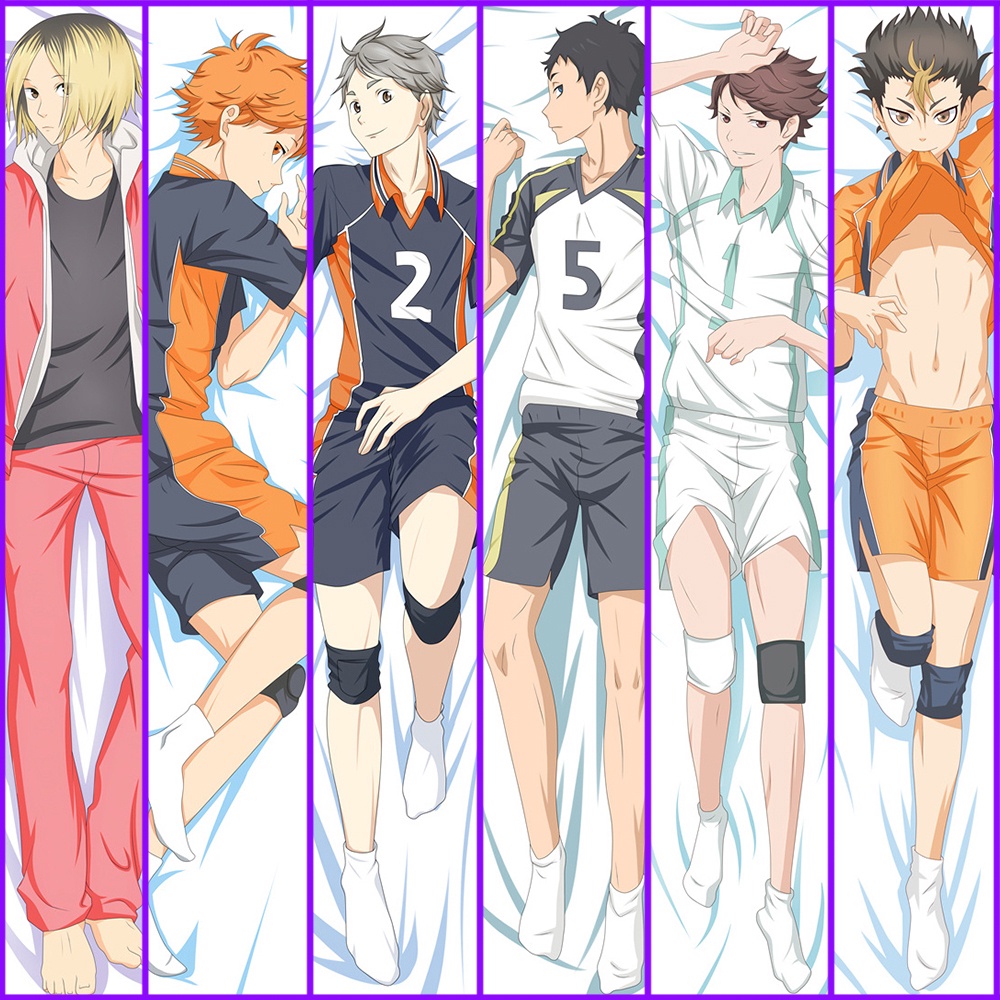 Anime Haikyu Shoyo Hinata Dakimakura Hugging Body Pillow Case Male