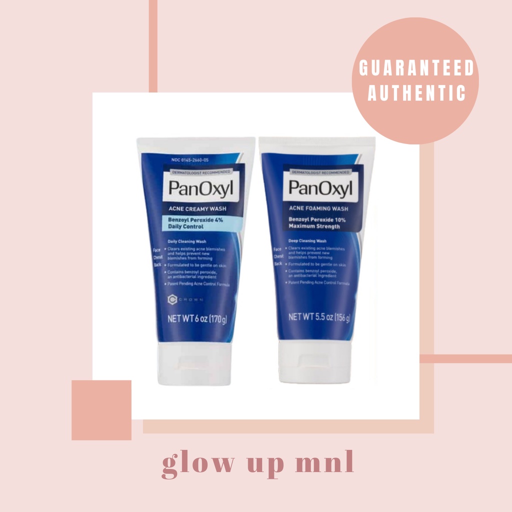 PanOxyl Benzoyl Peroxide Acne Creamy 4 Daily Control / Foaming 10