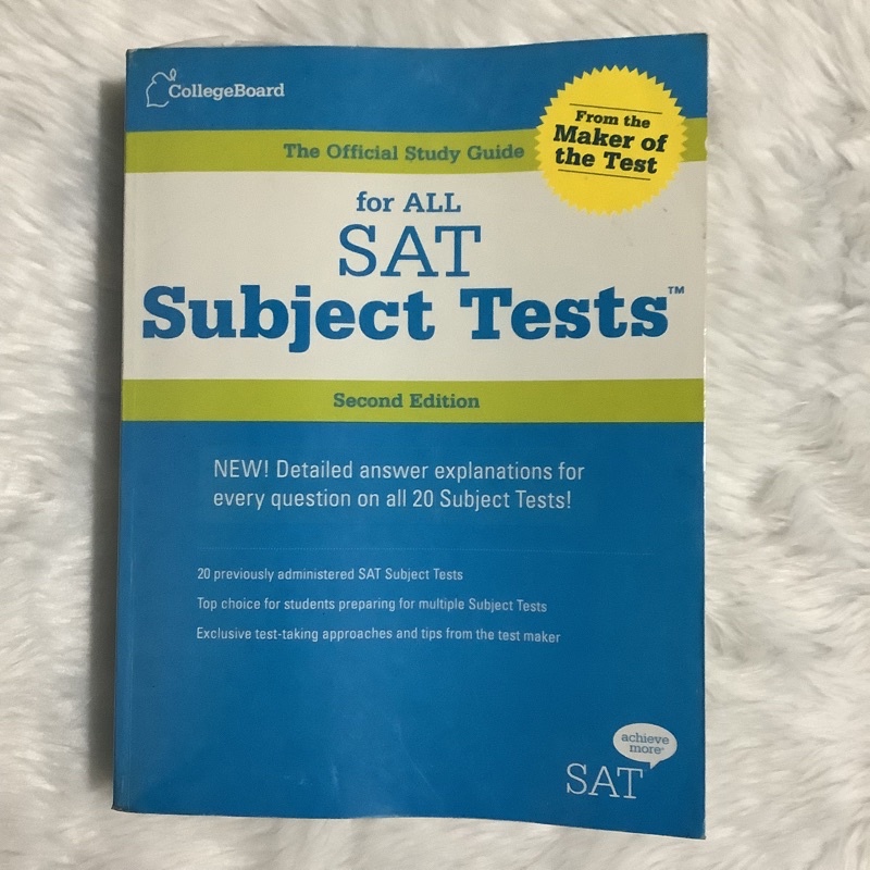 Collegeboard SAT Subject Tests | Shopee Philippines