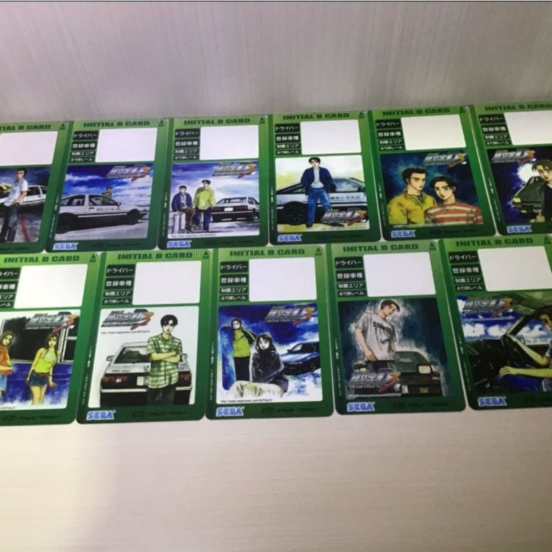 Initial D arcade 3, 4 Original Cards Shopee Philippines