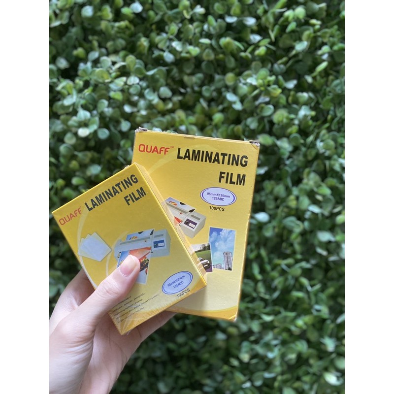 Laminating Film 65x95 ID, 95x135 3R, Short and A4 size 5 pieces per
