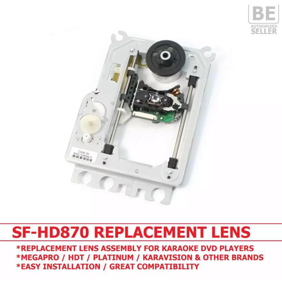 DVD Lens (SFHD850/870) for Platinum Players / HDT Players / Megapro Players (w/ Lock) Shopee