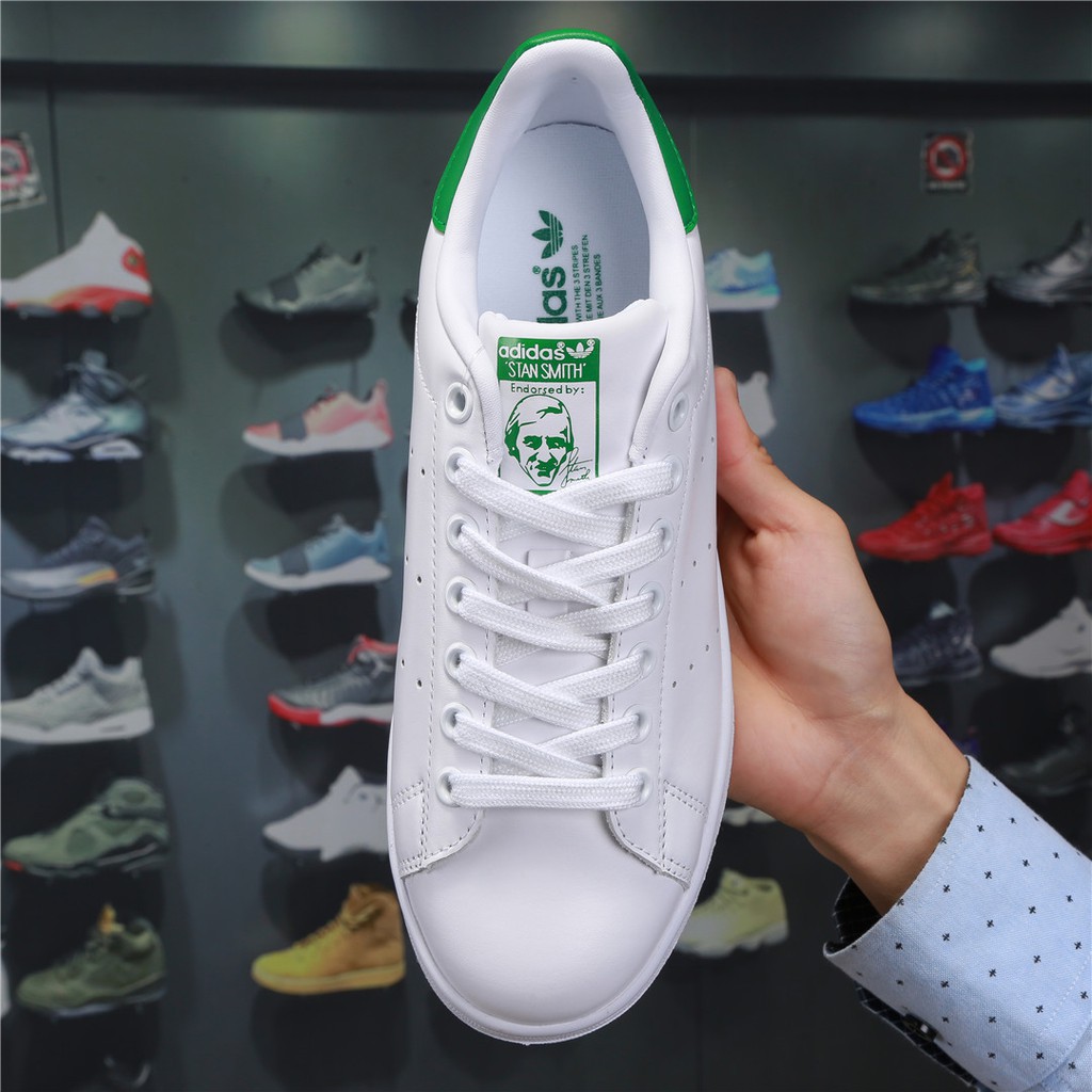 stan smith adidas white green