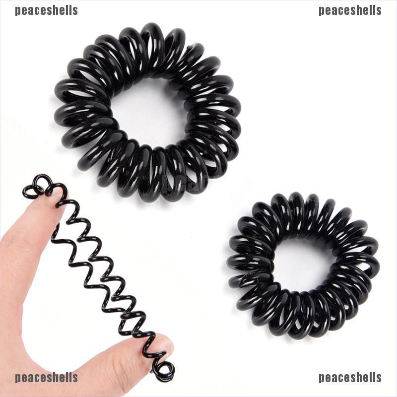 【Beauty】10 PCS Elastic Telephone Wire Cord Head Ties Hair Band Rope
