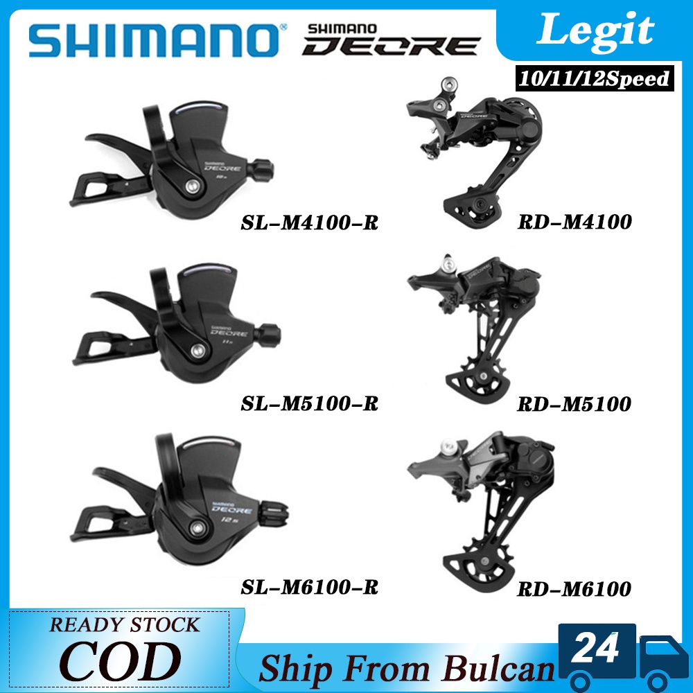Shimano Deore M4100 M5100 M6100 Shifter Lever Derailleurs 10/11/12 Speed MTB Mountain Bike