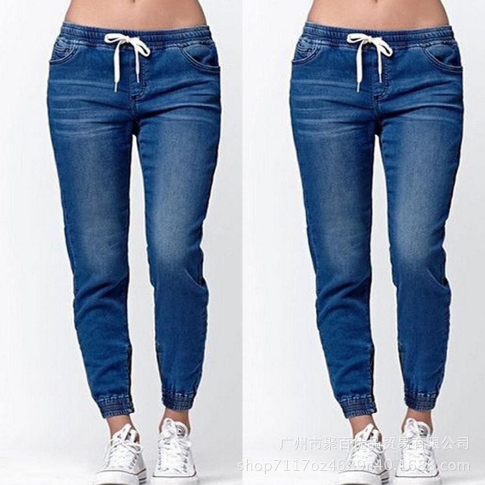blue jogger jeans