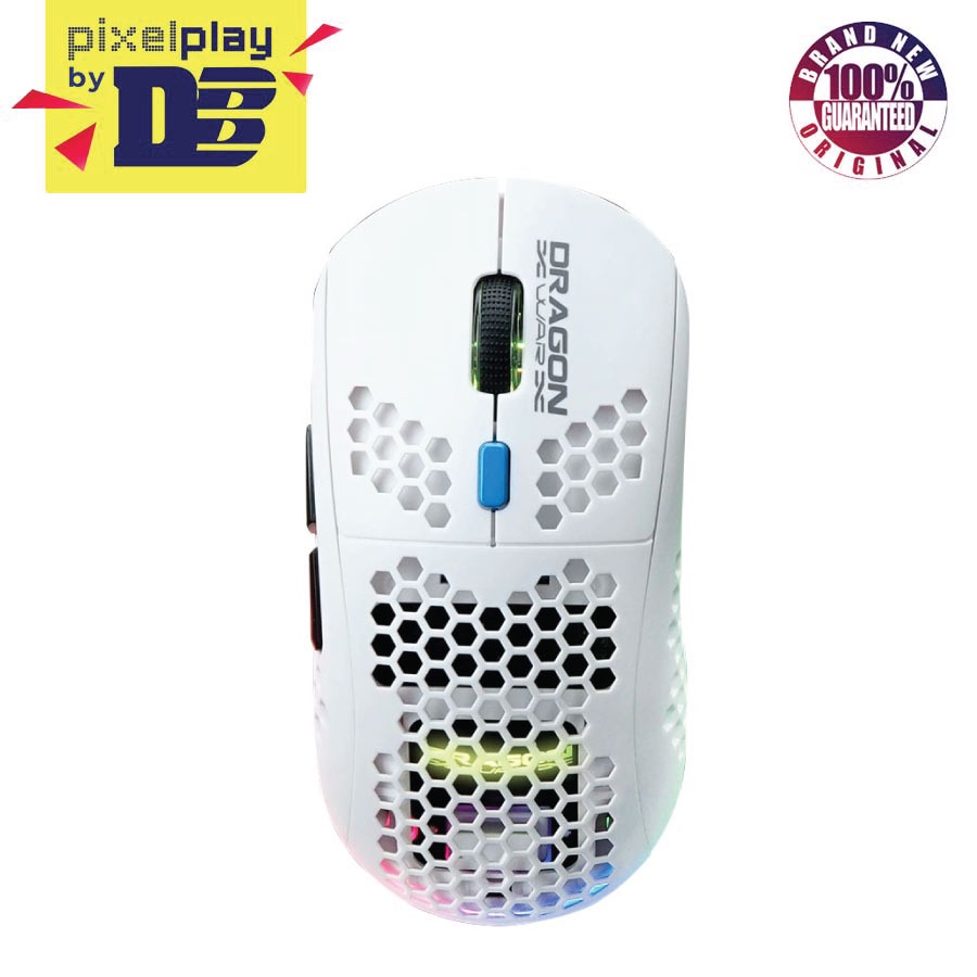 Dragonwar Infinity RGB Gaming Wireless Mouse (White) (ELEG27WWH