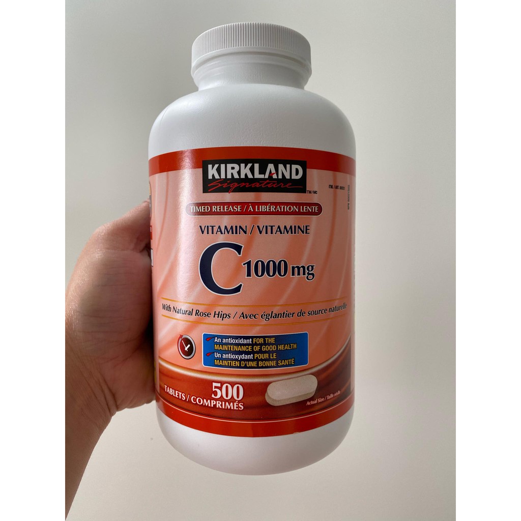 Kirkland Signature Vitamin C 1000 Mg 500 Tablets Shopee Philippines