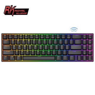 RK ROYAL KLUDGE RK71 RK61 71 Keyboard Layout RGB Wireless Mechanical ...