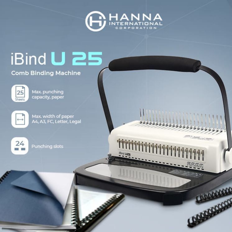 iBIND U25 Heavy Duty Comb Binding Machine Shopee Philippines