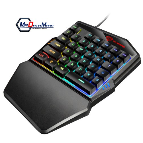 gaming keyboard. single hand. (luminous keyboard) (Divipard brand ...