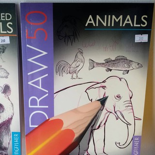 DRAW 50 Animals Horses Endangered Animals Preloved Art Book Step by Step  Guide | Shopee Philippines