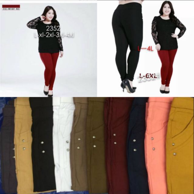 colored plus size pants