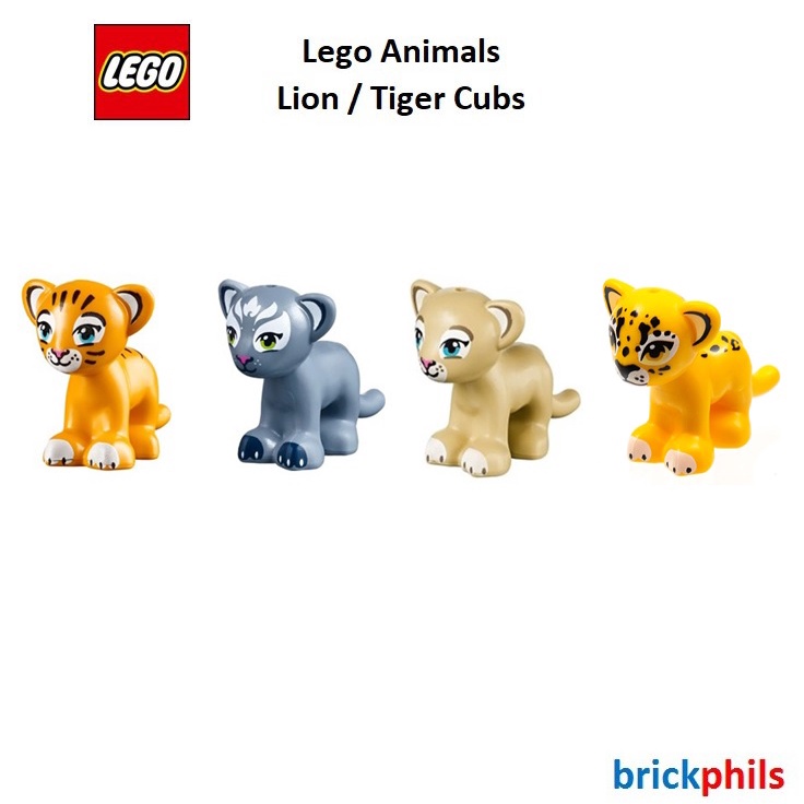 Lego Animals - Lion / Tiger Cubs | Shopee Philippines