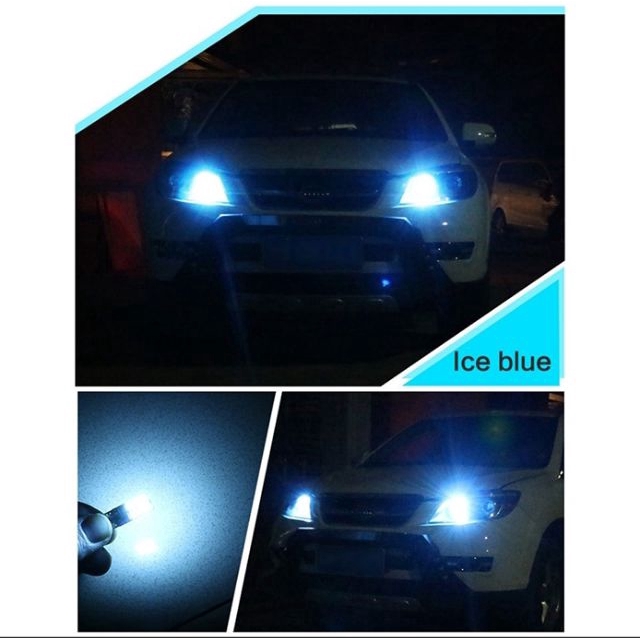 blue number plate lights